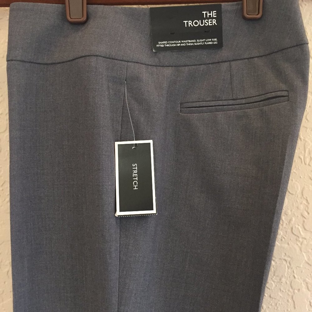 Nine West Grey Career Trouser Dress Pant Sz 2 NWT